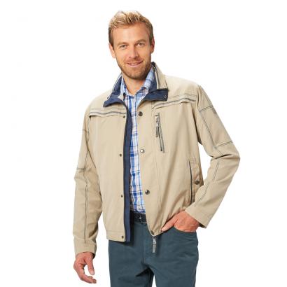 Blouson mit Kontrasten