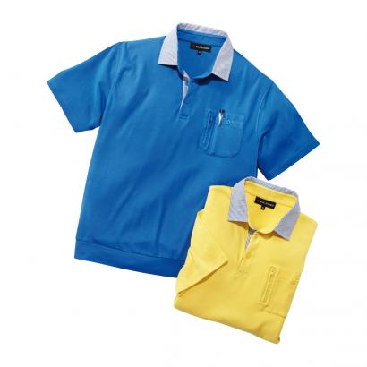 Interlock-Shirt mit Kontrasten