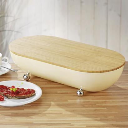 Brotkasten mit Bambusdeckel