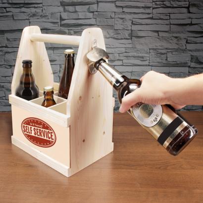 Bier-Träger mit Öffner