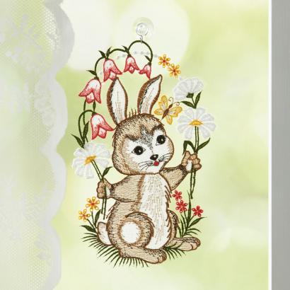 Fensterbild mit Ostermotiv