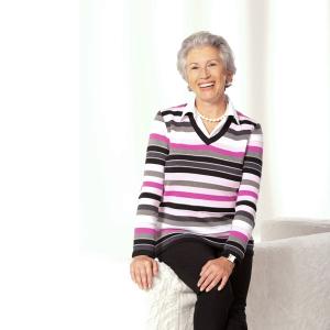 Pullover mit Hemdkragen