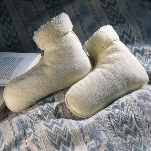 Bettschuhe aus Schafswolle