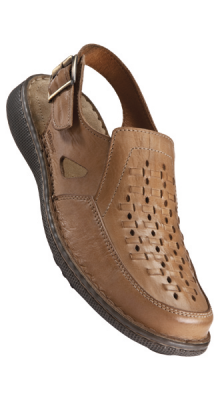 Lederflecht-Sommerschuh