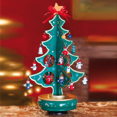 Nostalgische Spieluhr Tannenbaum
