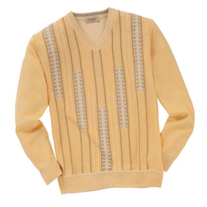 Sommerlicher Jacquard-Pullover