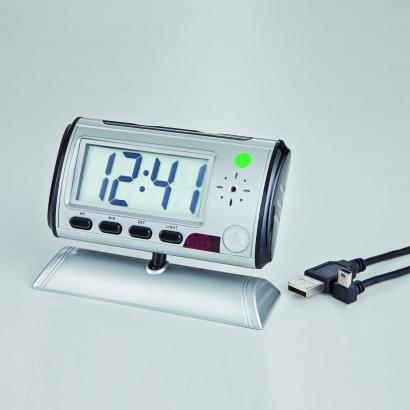 Kamera-Tischuhr mit Monitor