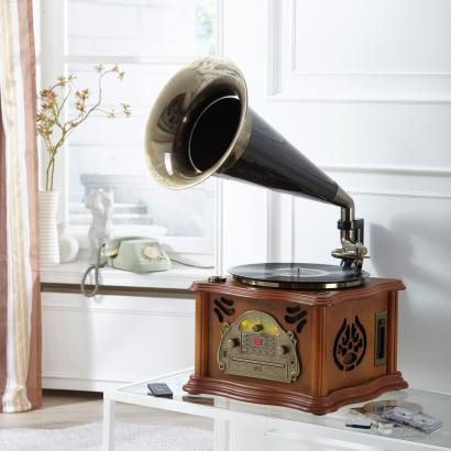 Grammophon mit Aufnahmefunktion