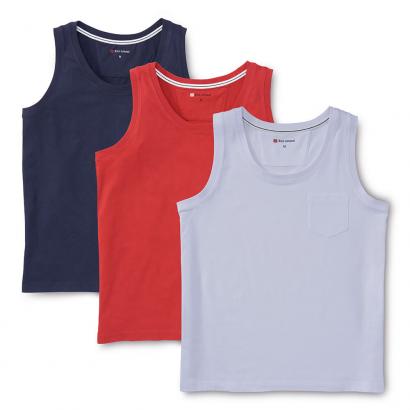 Baumwoll-Trägershirt 3er-Pack