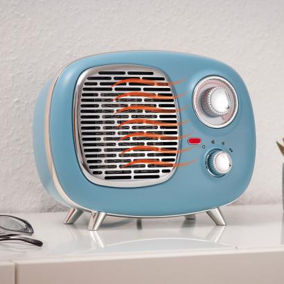 Keramikheizlüfter im Retro-Design
