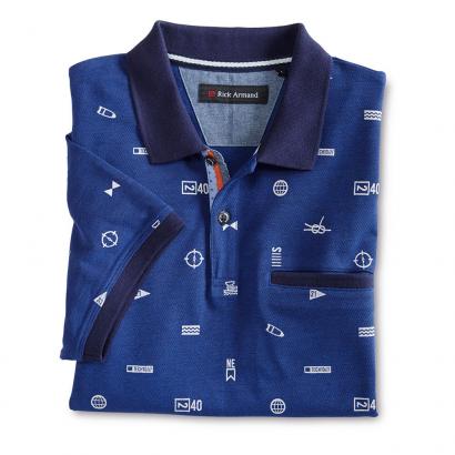 Bedrucktes Poloshirt