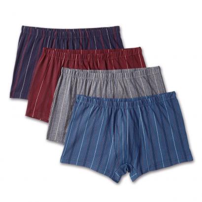 Retropant mit Streifendruck 4er-Pack