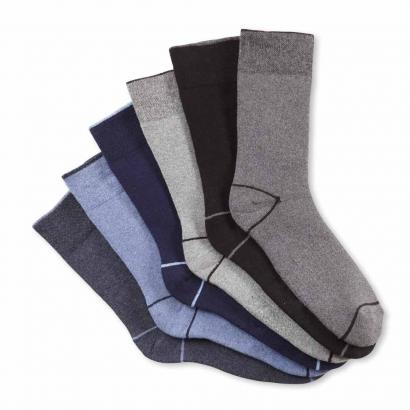 Baumwoll-Thermosocke 6er-Pack