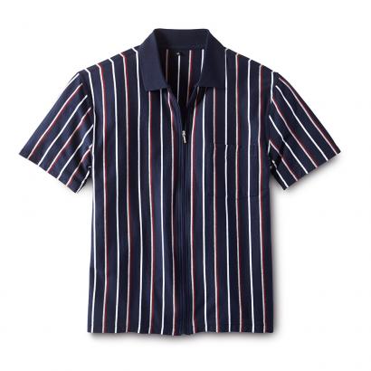 Poloshirt mit Ganzreissverschluss