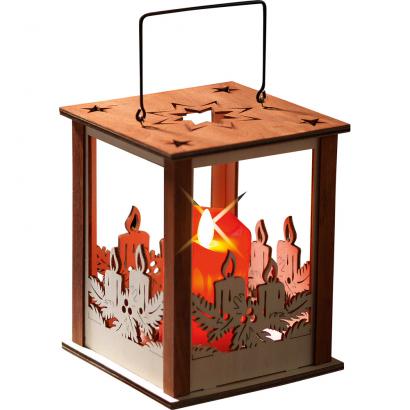 LED-Holzlaterne