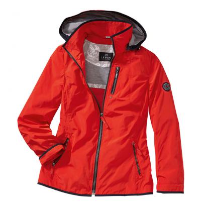 Allwetterjacke mit abnehmbarer Kapuze