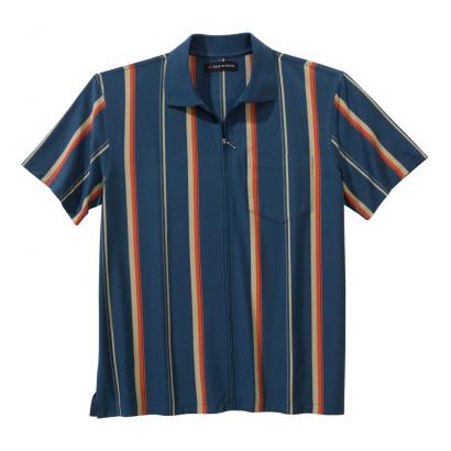 Poloshirt mit Ganzreissverschluss