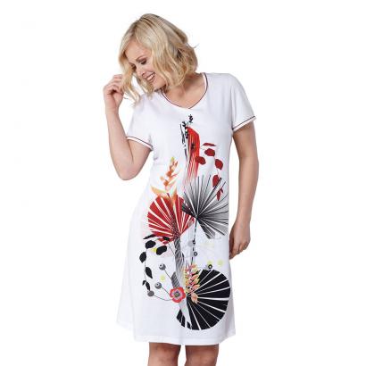 Sleepshirt mit Fächerdruck