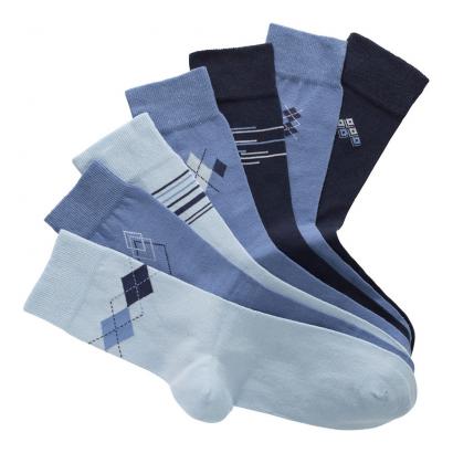 Stretch-Baumwoll-Socken 7 Paar