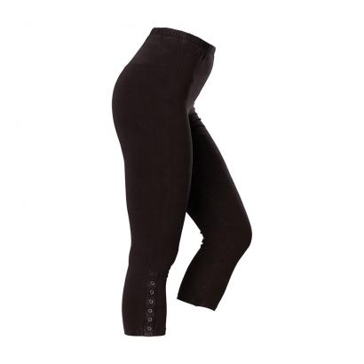 7/8-Leggings mit Zierknöpfen
