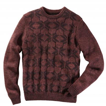 Rautenpullover mit Alpaka
