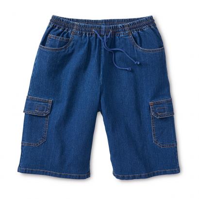Jeans-Cargo-Bermuda