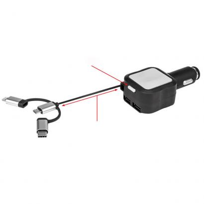 Ausziehbares KfZ-Ladekabel