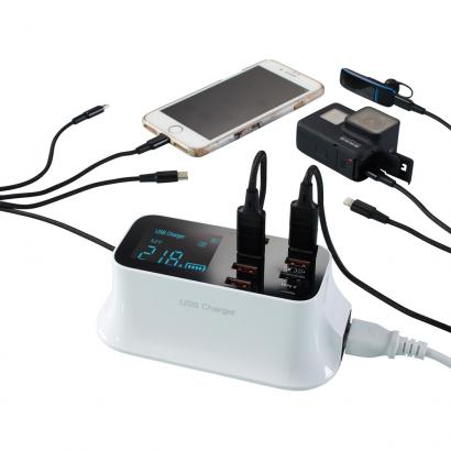 Intelligentes USB-Ladegerät mit Schnellladefunktion Intelligentes USB-Ladegerät mit Schnellladefunktion