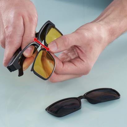 Sicherheits-und Kontrastbrille