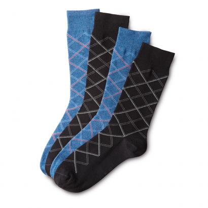 Hochwertige Stretch-Socken 4er-Pack