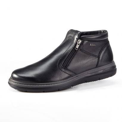 Wasserabweisende Lederstiefelette