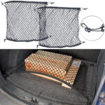 2er Pack Universal-Kofferraum-Gepäcknetz, 70 x 70 cm, dehnbar