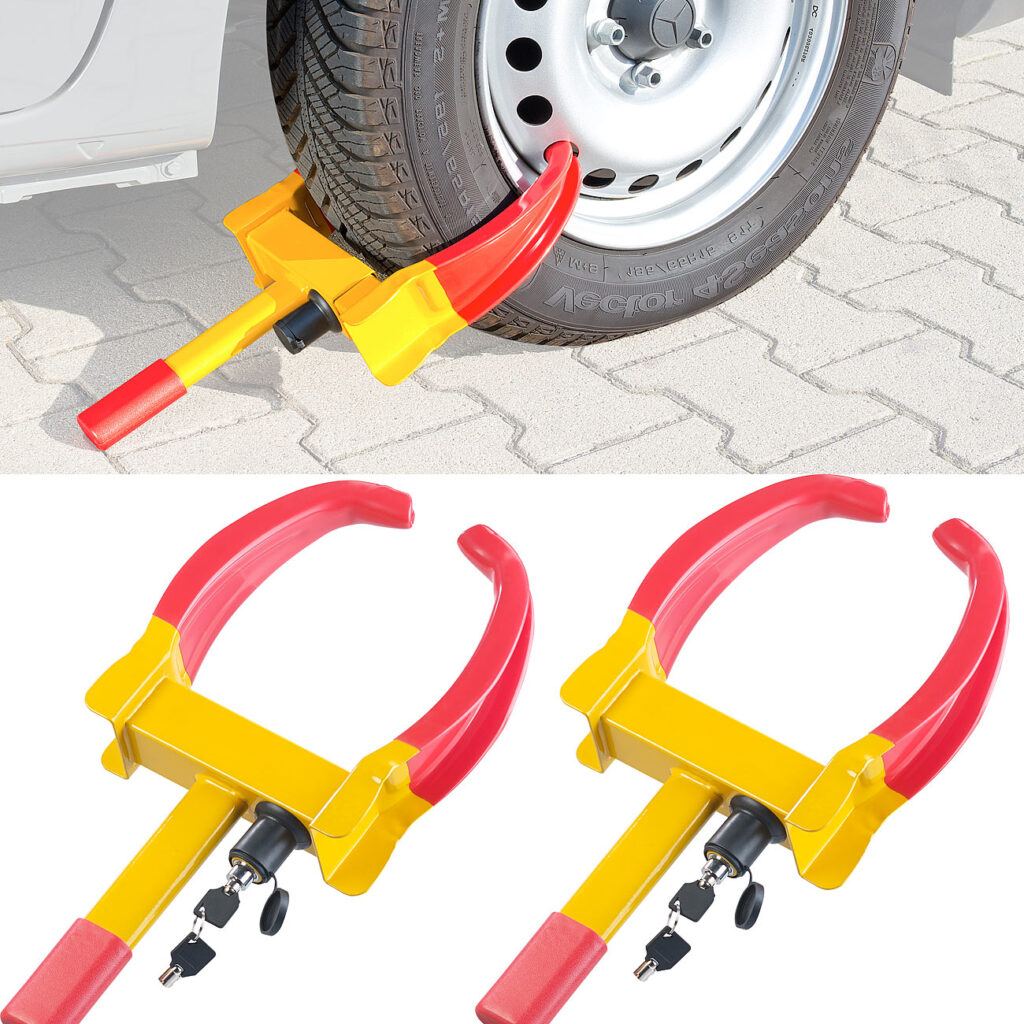 2er-Set Universal-Radkrallen zum Diebstahlschutz für Reifen bis 265mm