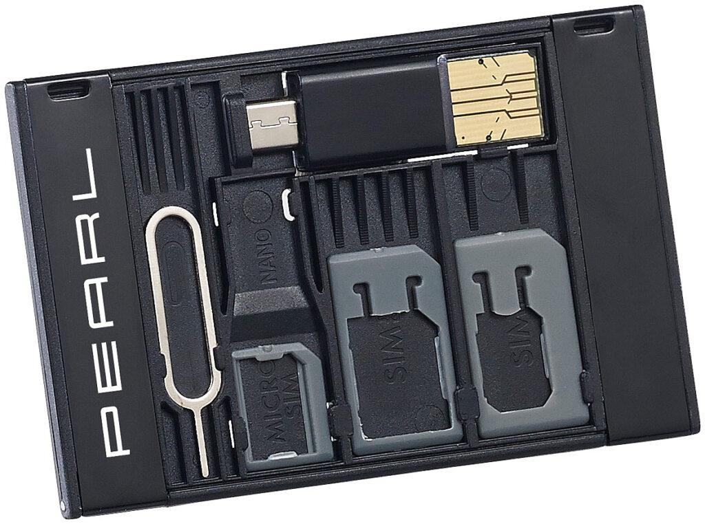 SIM-Karten-Organizer mit microSD-Card-Reader für USB OTG