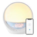 WLAN-LED-Lichtwecker mit Sonnenaufgangs-Simulation & App, 400 Lumen