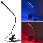 LED-Pflanzenlampe mit 360°-Schwanenhals, 3 Leuchtmodi, Dimmer & Timer