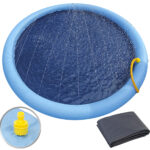 Wasser-Spielmatte für Kinder und Hunde, Schlauchanschluss, PVC, BPA-frei