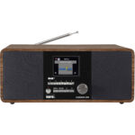 Multifunktionales WLAN-Internetradio in Holzoptik, DAB+ & UK Stereo