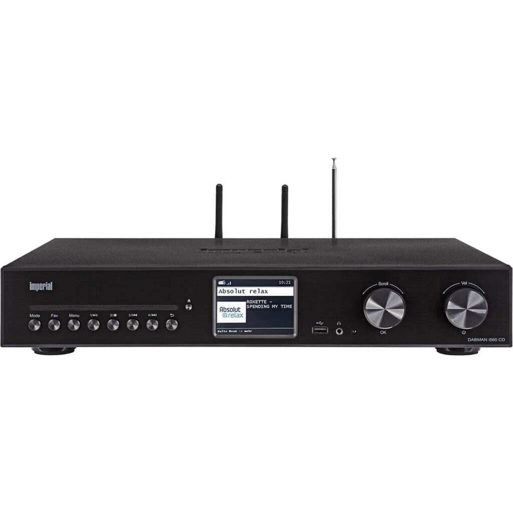 All-in-One HiFi-System mit Verstärker und CD-Player, DAB+, Bluetooth, schwarz All-in-One HiFi-System mit Verstärker und CD-Player, DAB+, Bluetooth, schwarz