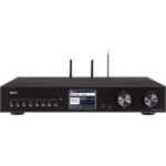 All-in-One HiFi-System mit Verstärker und CD-Player, DAB+, Bluetooth, schwarz