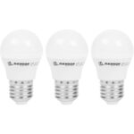 3er-Set LED-Glühbirne, A60, E27, 760 lm, 9 W, 2500 K, warmweiss