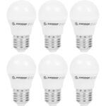 6er-Set LED-Glühbirne, A60, E27, 760 lm, 9 W, 2500 K, warmweiss