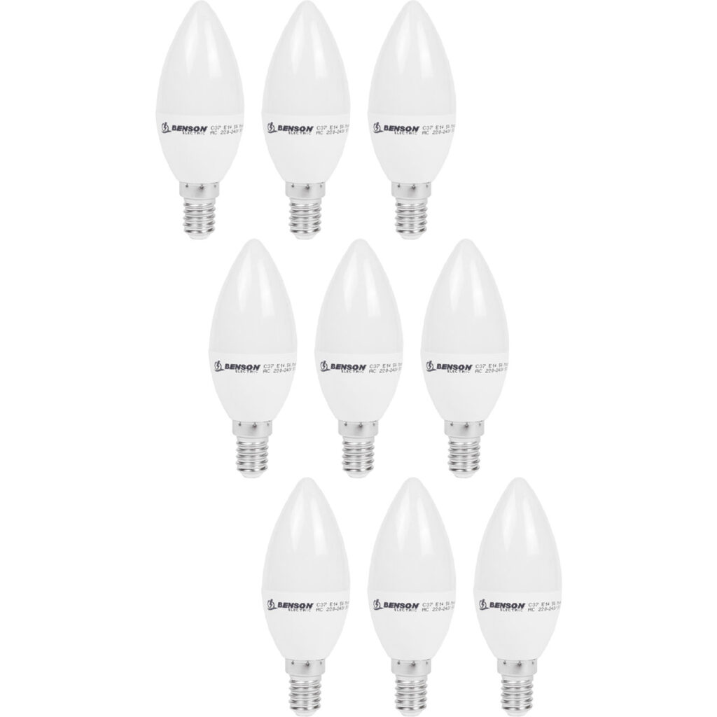 9er-Set ILED-Kerzenlampe, C35, E14, 400 lm, 5 W, 3000 K, warmweiss 9er-Set ILED-Kerzenlampe, C35, E14, 400 lm, 5 W, 3000 K, warmweiss