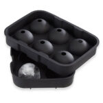 Eiswürfelform Silikon für 6 Eiskugeln, Ø 4,5 cm