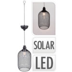 LED Garten-Pendelleuchte, Solarbetrieb, Ø 15 cm