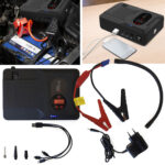 4 in 1 Kfz-Starthilfe mit Luftkompressor, LED-Lampe und Powerbank, 14.000 mAh
