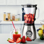Edelstahl Standmixer mit 1,5 l Glasbehälter, Küchenmixer, 800 W