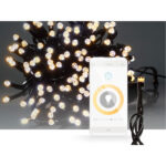 SmartLife LED Lichterkette, 200 LEDs, dimmbar, 7 Lichtmuster, IP65, 20 m