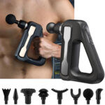 Massage-Pistole, leistungsstarker Motor, 8 Aufsätze, USB uvm.