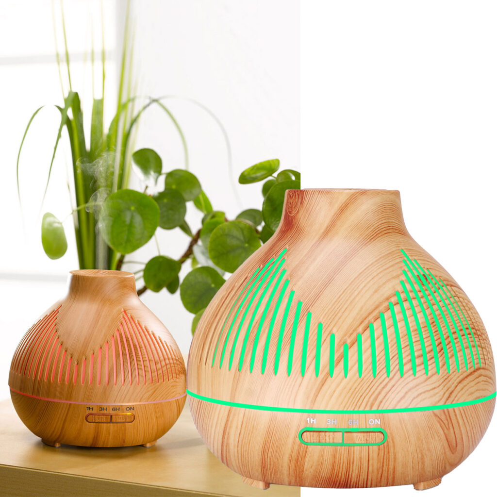 Aroma-Diffuser mit 7 LEDs, 400 ml